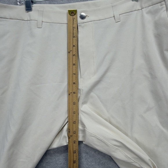 Lululemon Pants Mens 40x30 Cream Ripstop Relaxed Fit Performance Active Golf - Picture 11 of 13